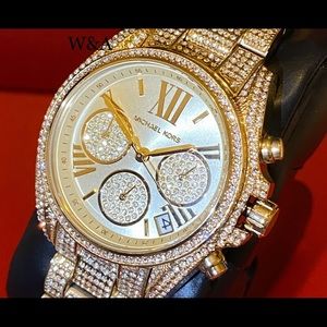 Brand New Design With Box&Tags Womens MK6494 Camille Multifunction Diamond Watch